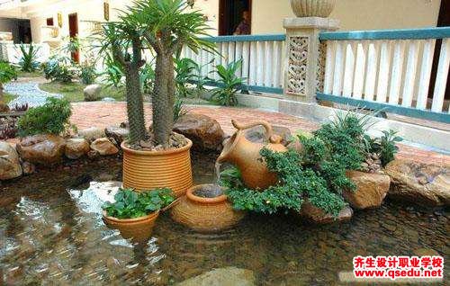 庭院水池的设计方法和设计形式