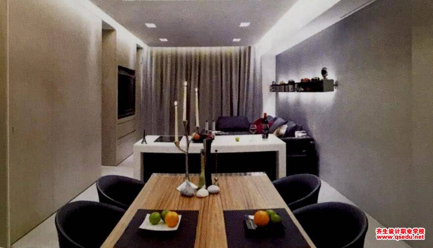 客厅设计：客厅和卧室隔墙太长无法划分客、餐厅位置的解决方法