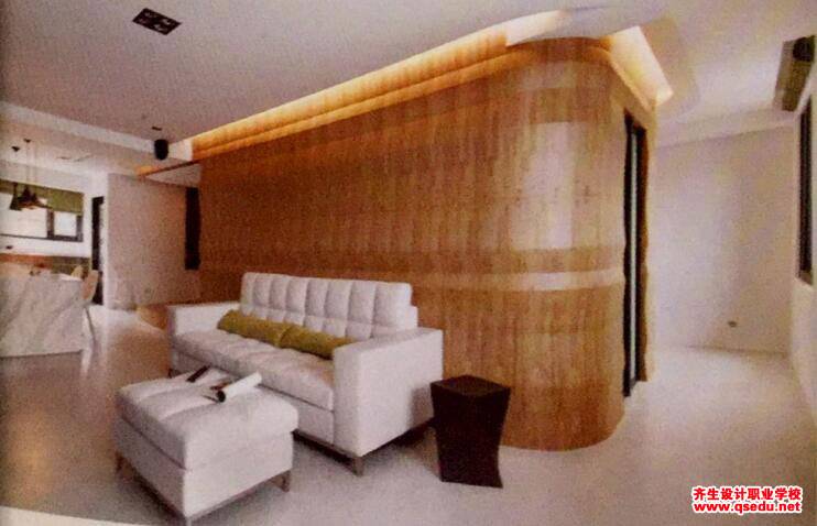 客厅设计：“回”字形动线360度环绕设计思路