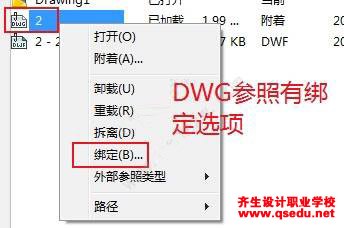 CAD中DWG参照和DWF参考底图有什么区别？