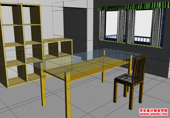 3ds Max室内效果图，清新风格餐厅效果图怎么做？