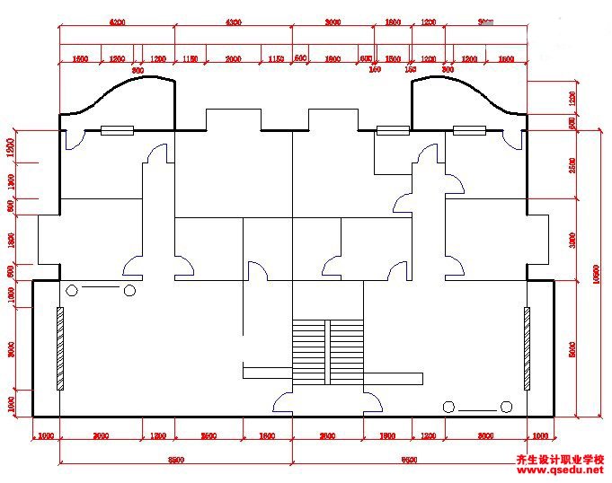 CAD室内设计平面图，施工图绘制方法