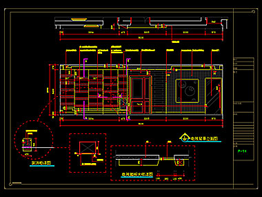 家装CAD图纸[140],现代风格130㎡三室CAD施工图 世茂三期