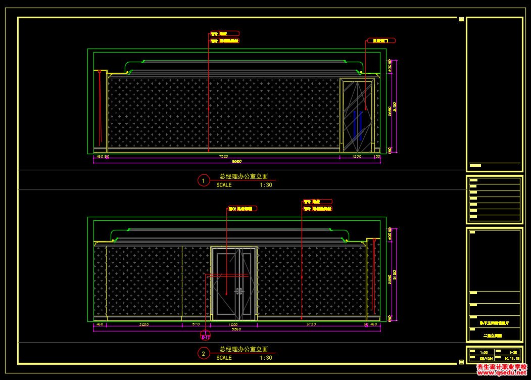 工装CAD图纸[02],销售展厅售楼部CAD施工图附效果图